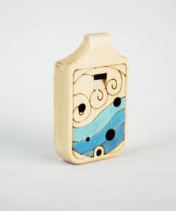 اوکارینا مستطیلی 4 سوراخ طرح عنصر آب