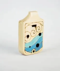 اوکارینا مستطیلی 4 سوراخ طرح عنصر آب