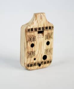 اوکارینا مستطیلی 4 سوراخ طرح ترکمن توسکا