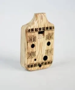 اوکارینا مستطیلی 4 سوراخ طرح ترکمن توسکا